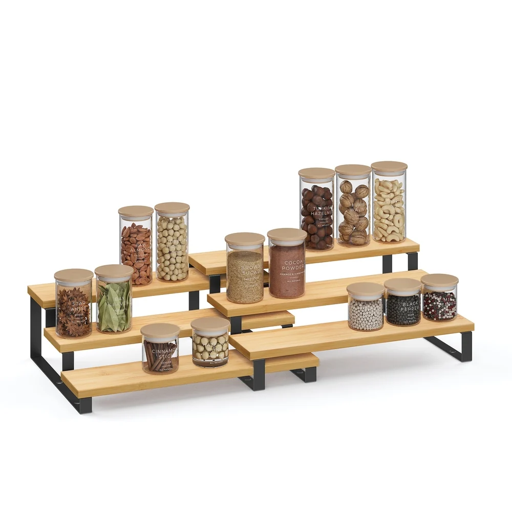 Enhanced SONGMICS Set of 2 Cabinet Shelf Organizers Comfortable