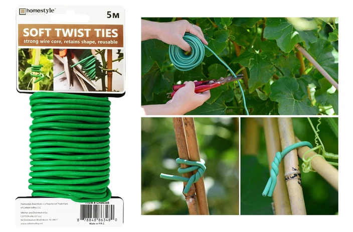 Recyclable GARDEN SOFT TWIST TIE 16FT Artisan