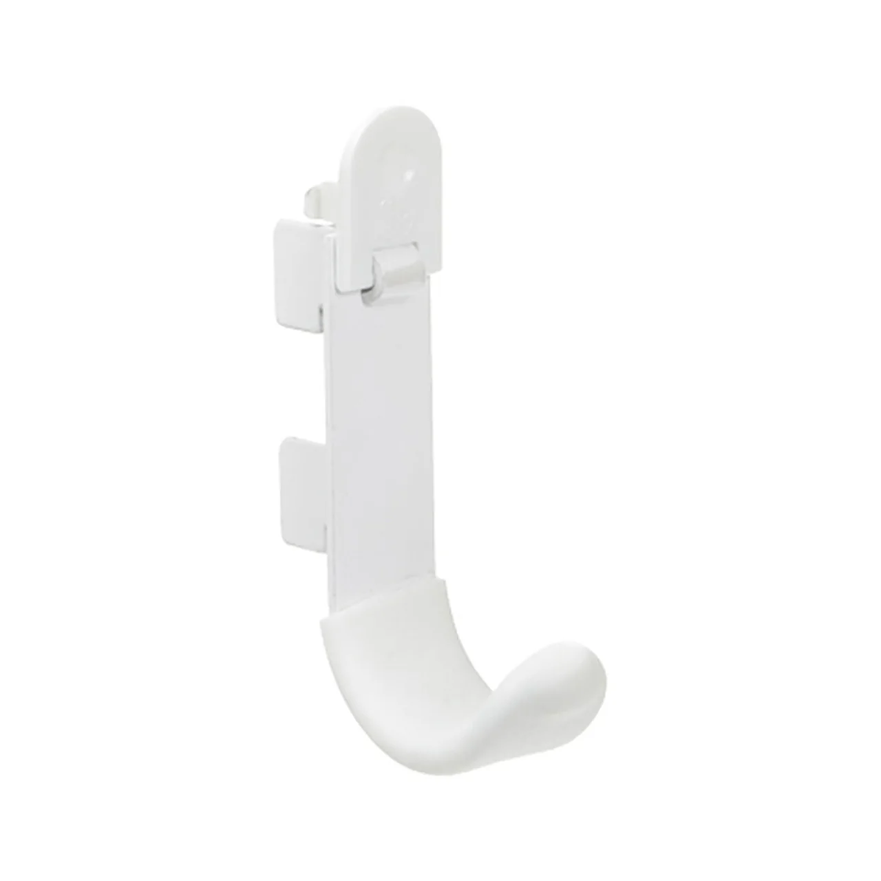 Expertly Made SINGLE HOOK WITH LOCK WHITE Smart