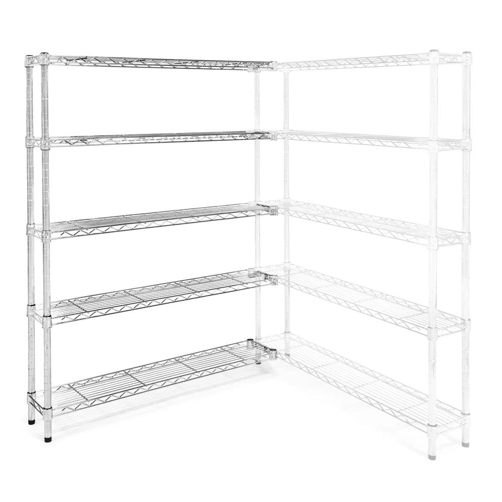 Proven 8 quot d x 48 quot w Wire Shelving Add-On Units w 5 Shelves Trusted