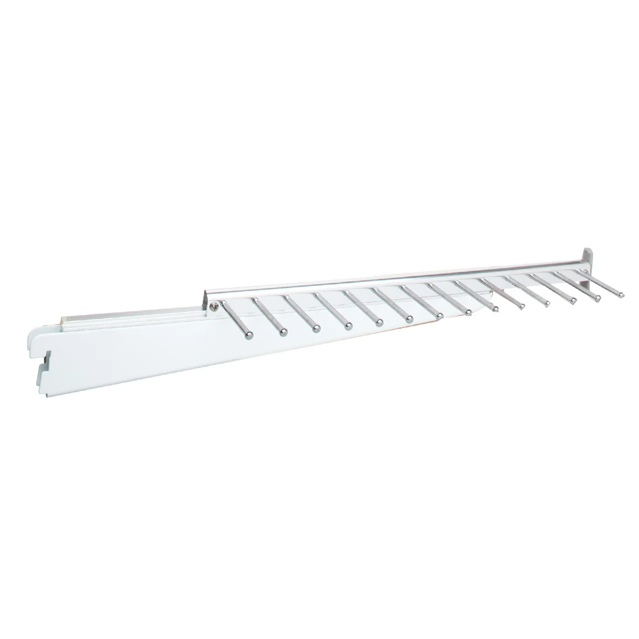 Safe SLIDING TIE amp BELT RACK WHITE Healthy