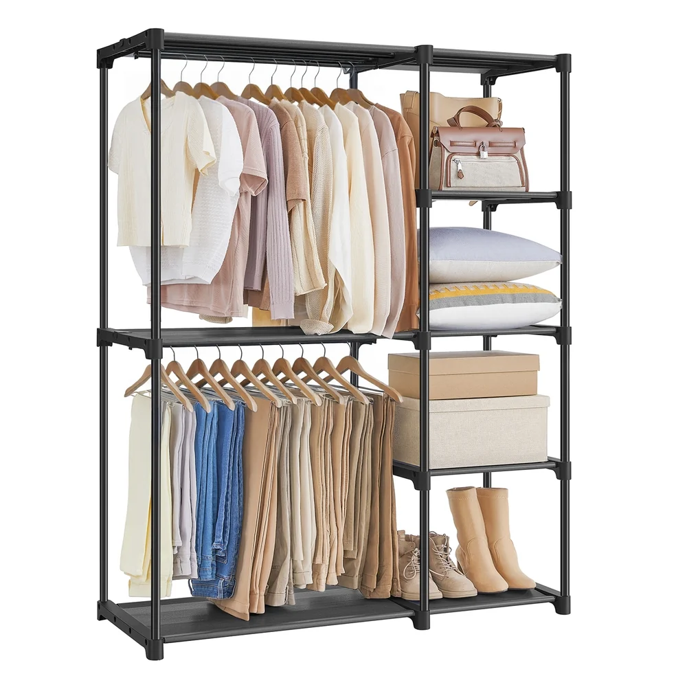 Verified SONGMICS standing Portable Closet with Shelves Genuine