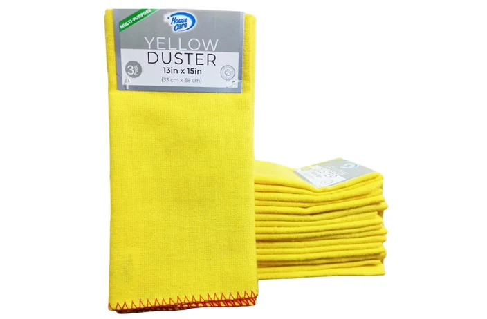 Minimalist YELLOW DUSTER TOWELS 6PK Selected