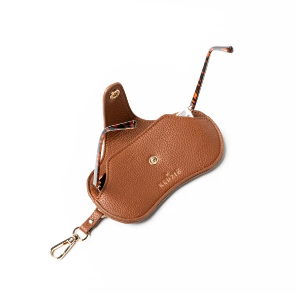 Fine Crafted ECLIPSE EYEWEAR CASE CHESTNUT Efficient