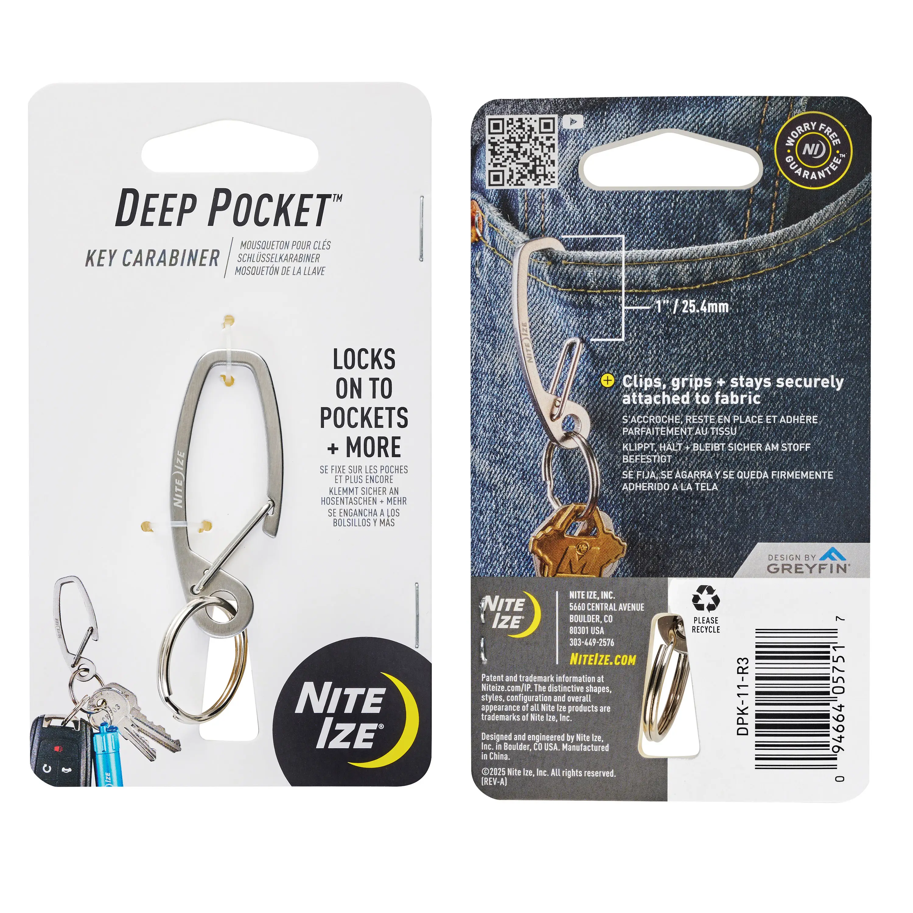 Eco-Friendly DEEP POCKET KEY CARABINER Selected