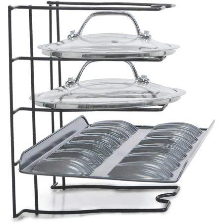 Functional BAKEWARE amp LID STORAGE RACK VERTICAL Reliable