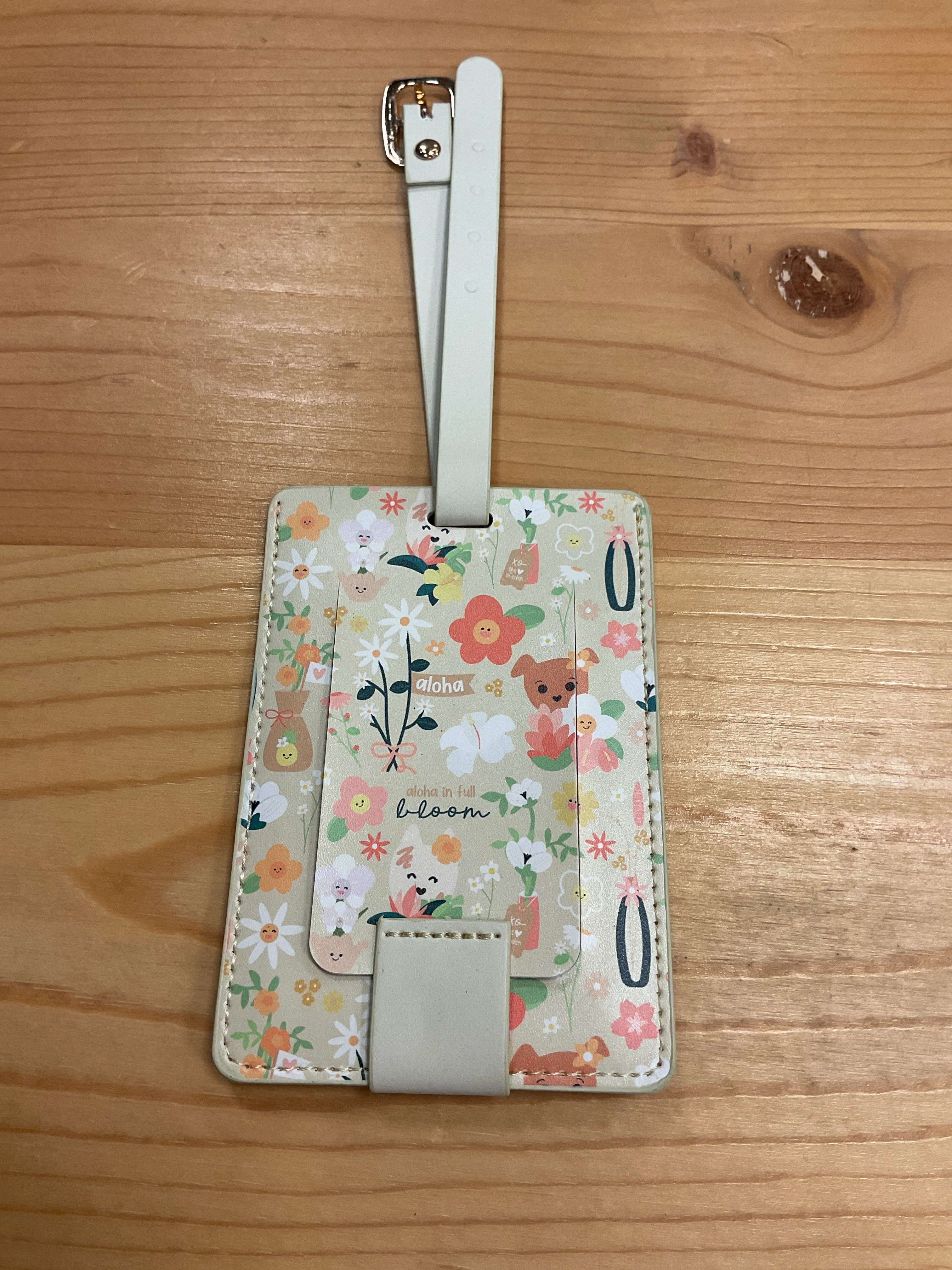 First-Class EDEN LUGGAGE TAG IN FULL BLOOM Recyclable