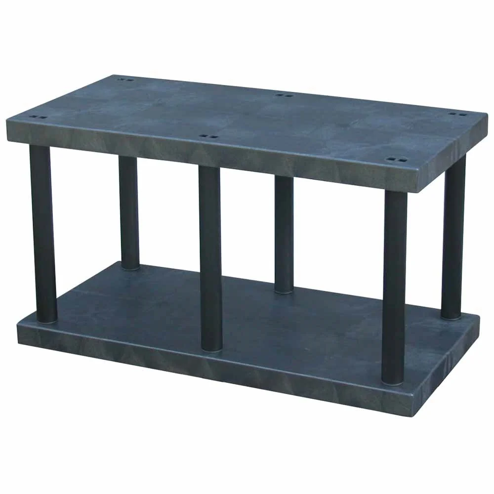 Eco-Friendly DuraShelf Solid Top 24 quot d x 48 quot w x 27 quot h Base 2-Shelf System Organic