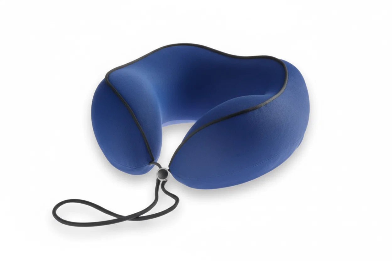Fast NECK PILLOW MEMORY FOAM BLUE Healthy