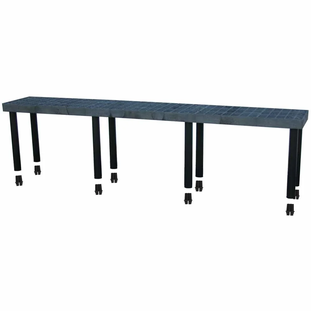 Dependable DuraShelf Grid Top 96 quot w x 24 quot h Add-On 1-Shelf Optimized