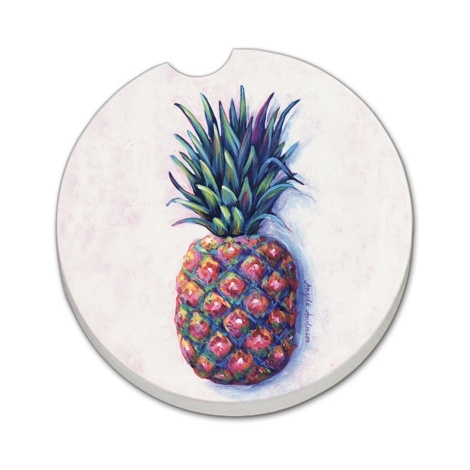 Premium Material CAR COASTER PINEAPPLE CHIC Sustainable