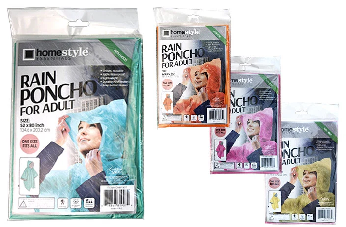 Original Design RAIN PONCHO ADULT Trusted