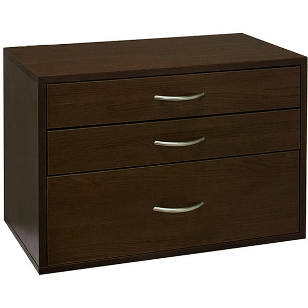 Traditional BIG OBOX 3 DRAWER CHOCOLATE Superior