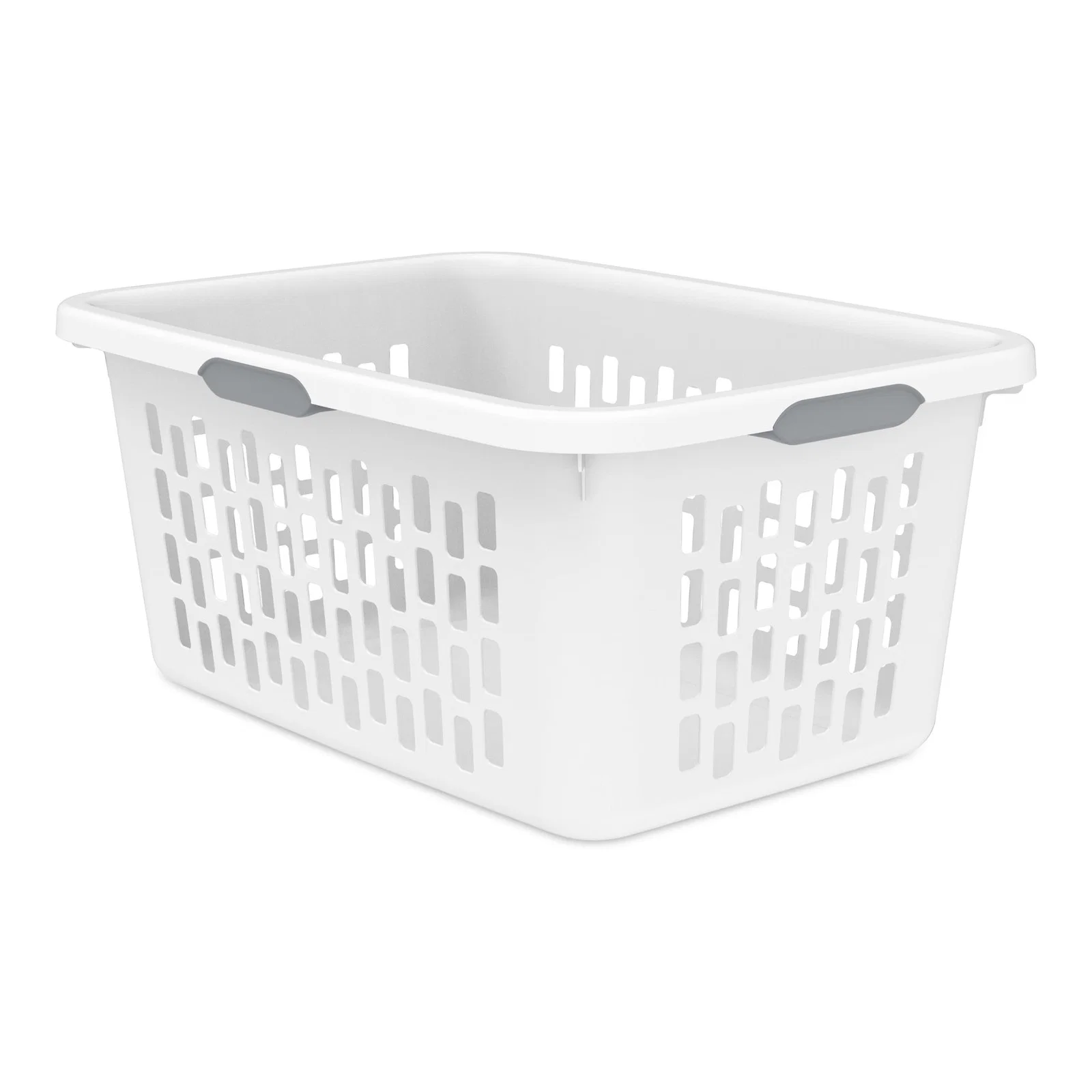 Authentic LAUNDRY BASKET 17 quot WHITE Excellent