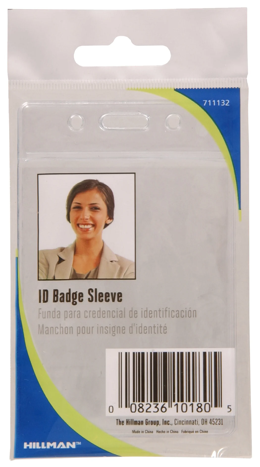 Reusable BADGE SLEEVE 2PK Easy-to-Use