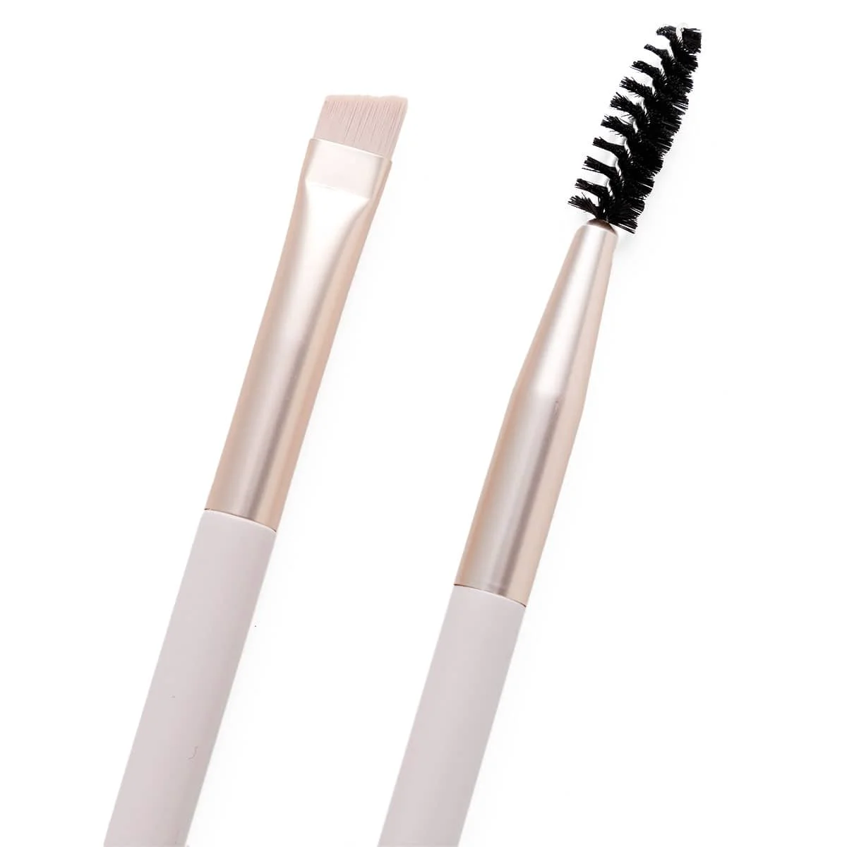 Long-Lasting Eyebrow Brush 2-Piece Set Rose Effective