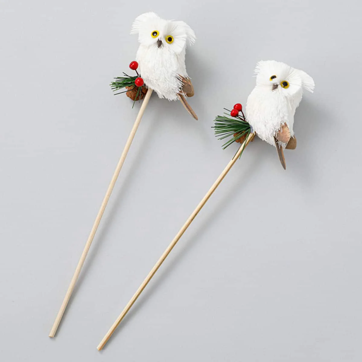 Minimalist Christmas Ornament Set of 2 RH06-75718 White Optimized