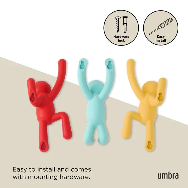 Pure BUDDY HOOKS MULTI-COLOR 3PK Original Design