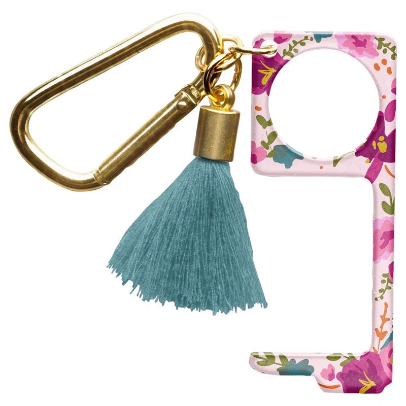 Outstanding SAFE TOUCH KEYCHAIN PINK FLORAL Elegant
