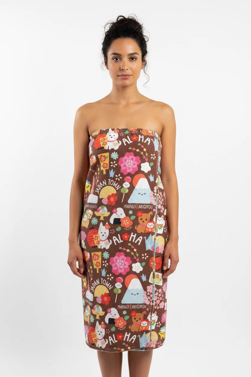 Functional EDEN WAFFLE WRAP JAPAN TOWN COCOA Organic