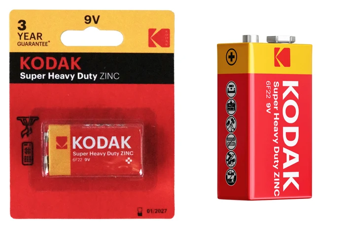 Convenient KODAK 9 VOLT BATTERY Reliable