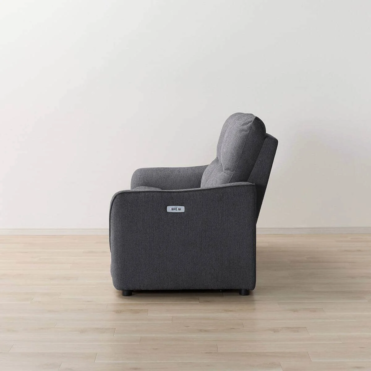 Durable HE02N Wide 2-Seater Power Reclining Sofa Dark Gray Authentic