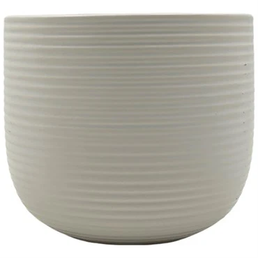 Relaxed MATTE WHITE 5 quot POT Traditional