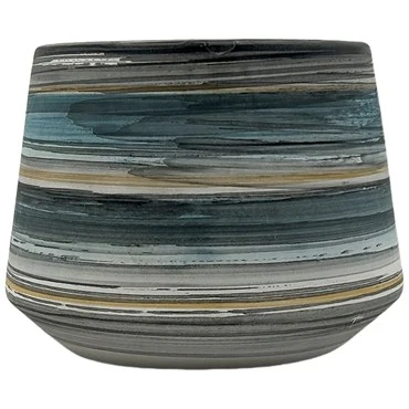 Organic MATTE MULTI BLUE 6 quot POT Secure