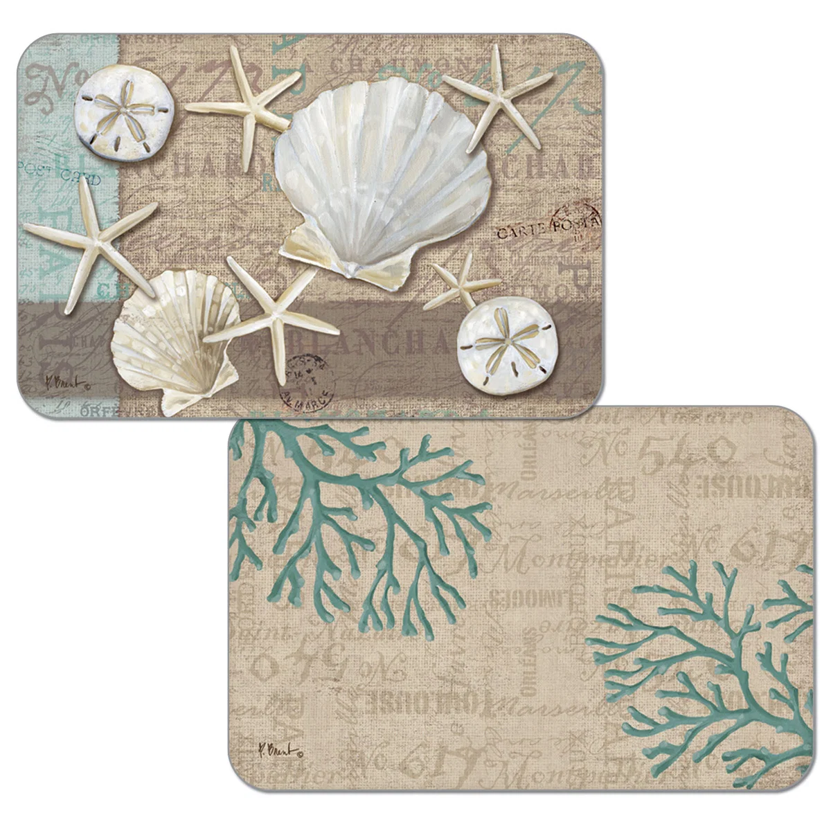 World-Class REVERSIBLE PLACEMAT LINEN SHELLS Exclusive