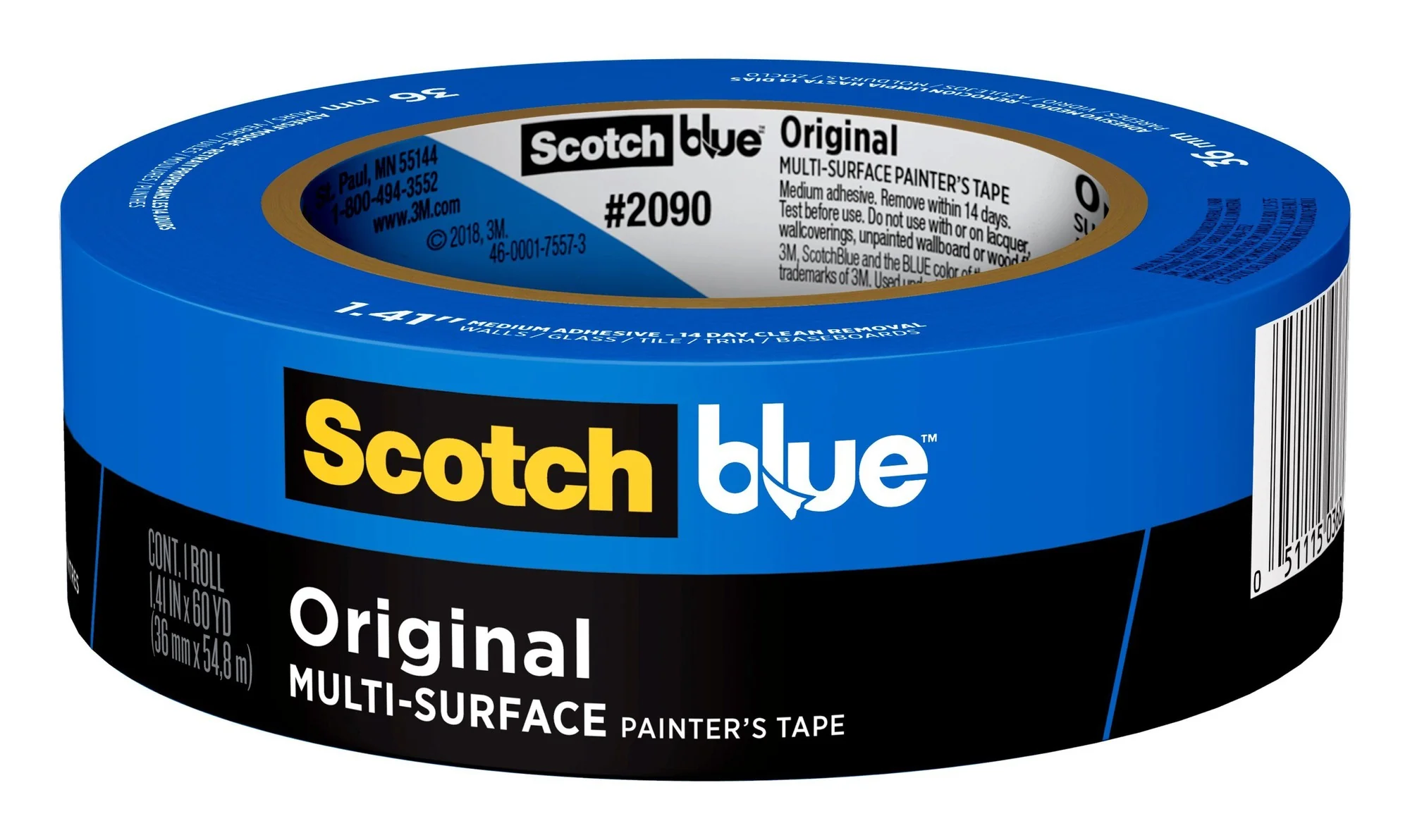 Official PAINTERS TAPE 1.41 quot X 60YD Fine