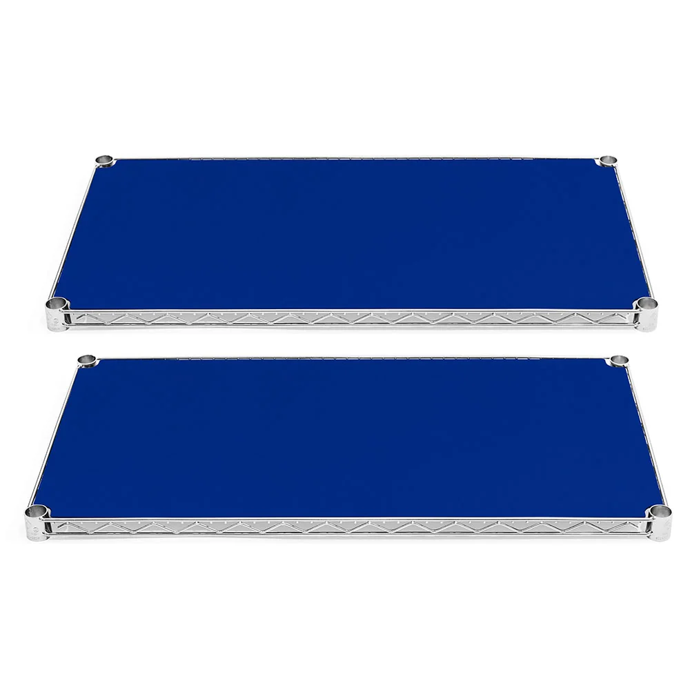 Exclusive 21 quot d Plastic Wire Shelf Liners 2-Pack - Dark Blue Durable