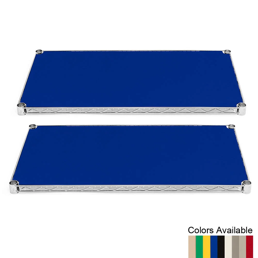 Traditional 18 quot d x 72 quot w Plastic Wire Shelf Liners for Enclosures - 2-Pack Elegant