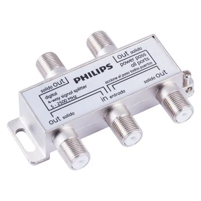 Trusted PHILIPS 4-WAY SPLITTER F-TYPE High-End
