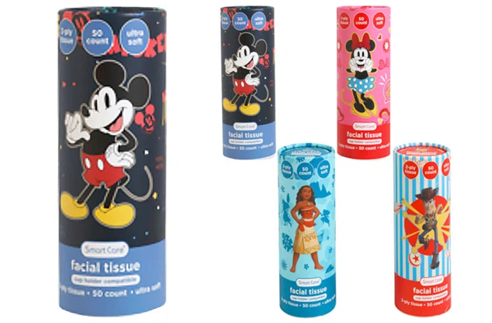 Convenient DISNEY FACIAL TISSUE WOODY Easy-to-Use