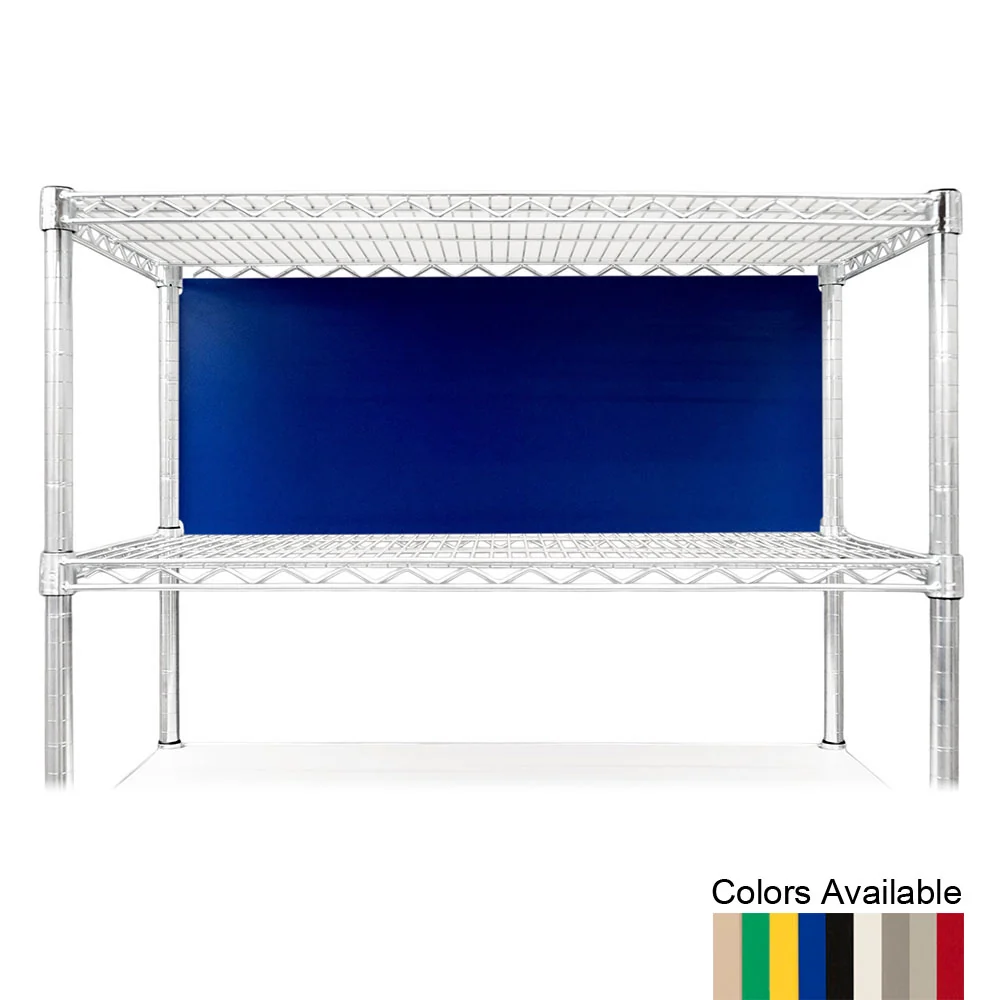 Relaxed 72 quot w x 18 quot h Wire Shelving Back Panels Eco-Friendly