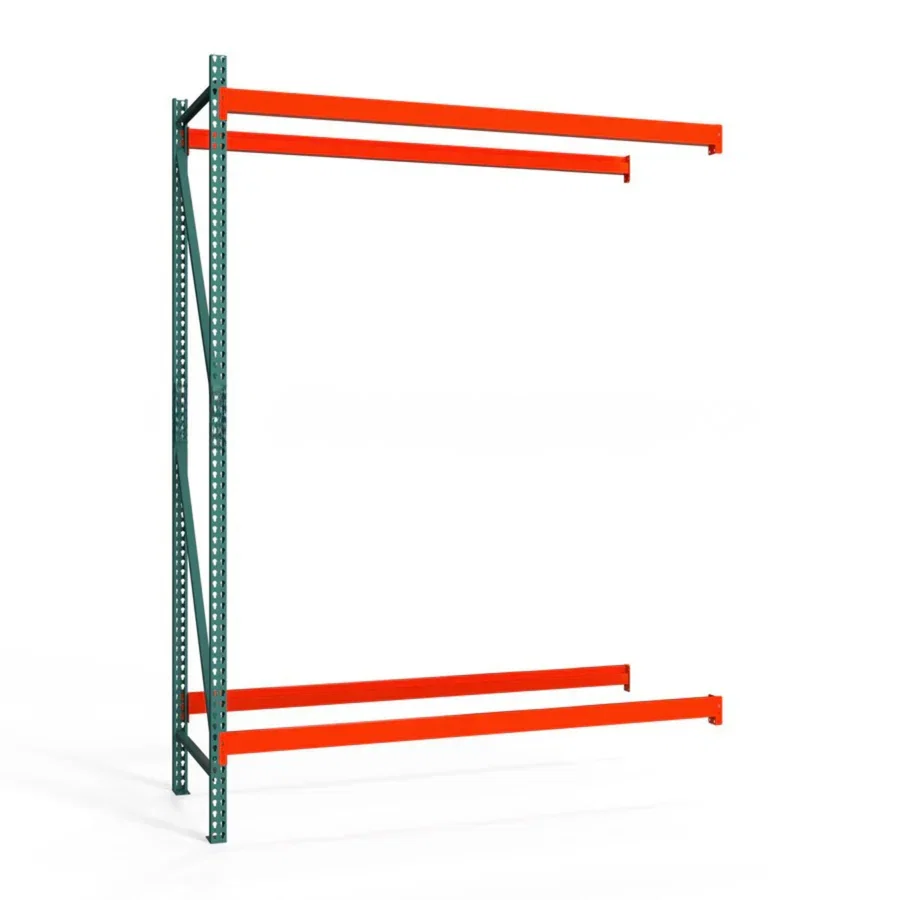 Traditional 2-Tier Teardrop Pallet Rack Add-On Units - Heavy Duty - 48 quot d x 144 quot h Proven