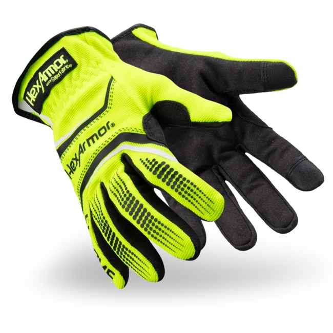 Original Design HexArmor Chrome Series Hi Vis Work Gloves Size 4033 Reusable