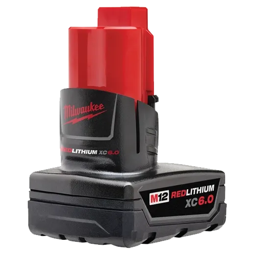 Safe Milwaukee M12™ REDLITHIUM™ XC6.0 Battery 48-11-2460 Efficient