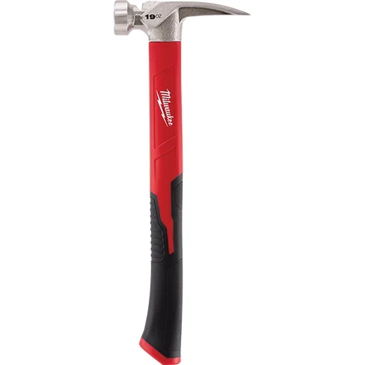 Premium Material Milwaukee 19oz Smooth Face Poly Fiberglass Handle Hammer 48-22-9316 Clean