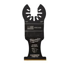 Original Milwaukee 1-3 8 Carbide Teeth Multi-Material Universal Fit Oscillating Multi-Tool Blade 1 PK 49-25-1521 User-Friendly