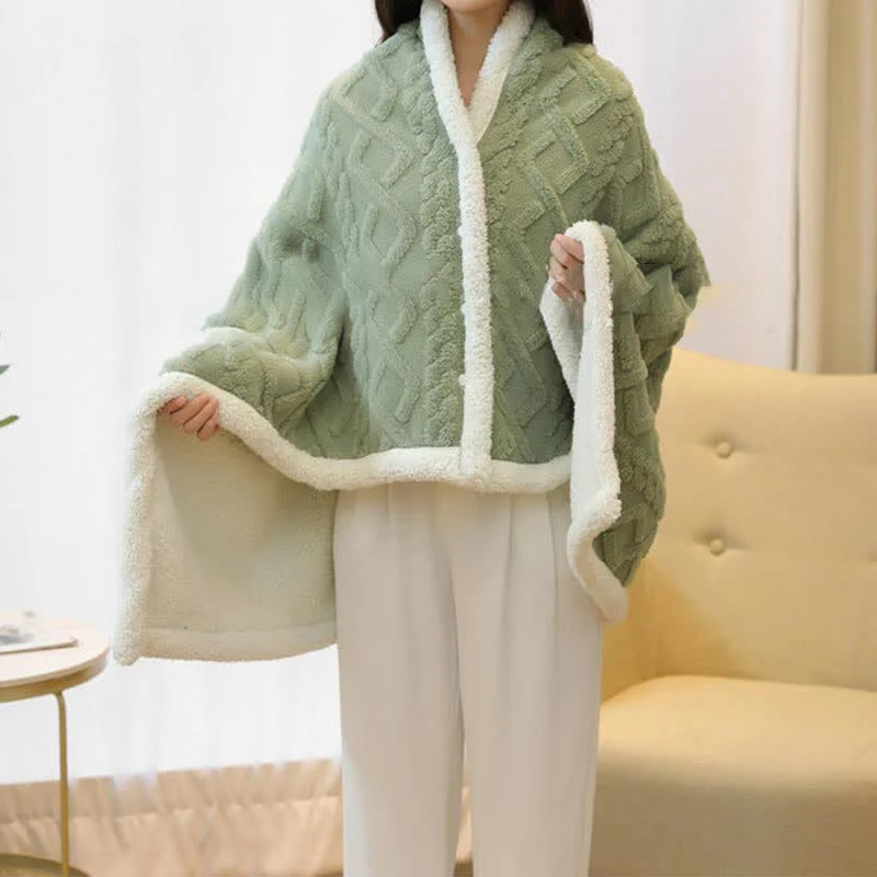 Trusted Ownkoti Argyle Pattern Warm Fleece Shawl Blanket Genuine