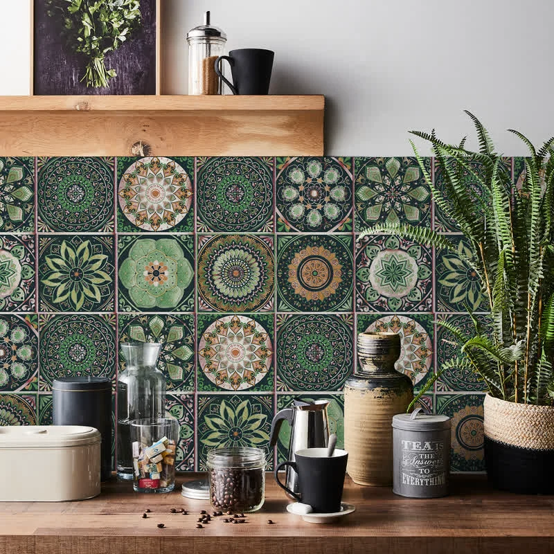 High-Performance Ownkoti Retro Peel and Stick Wall Sticker 24PCS Next-Generation