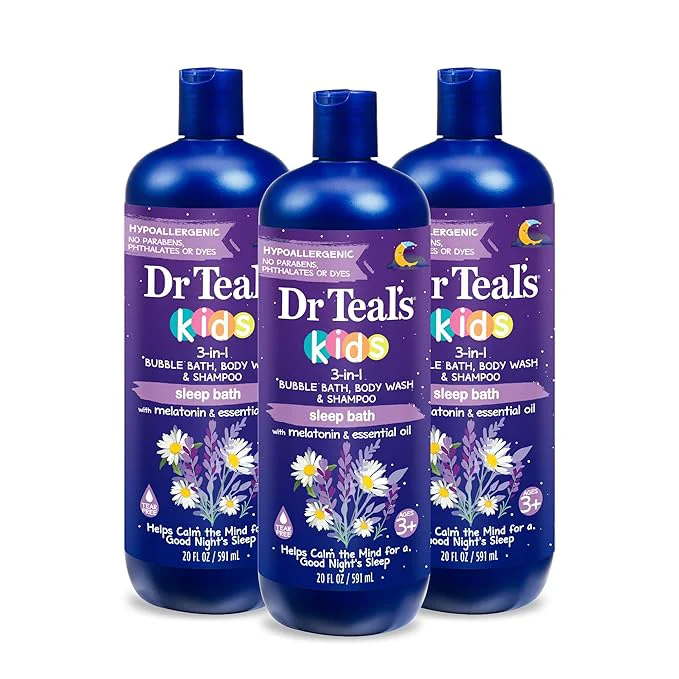 Responsible Dr Teal's Kids 3-in-1 Sleep Bath Bubble Bath Body Wash Shampoo High-Grade