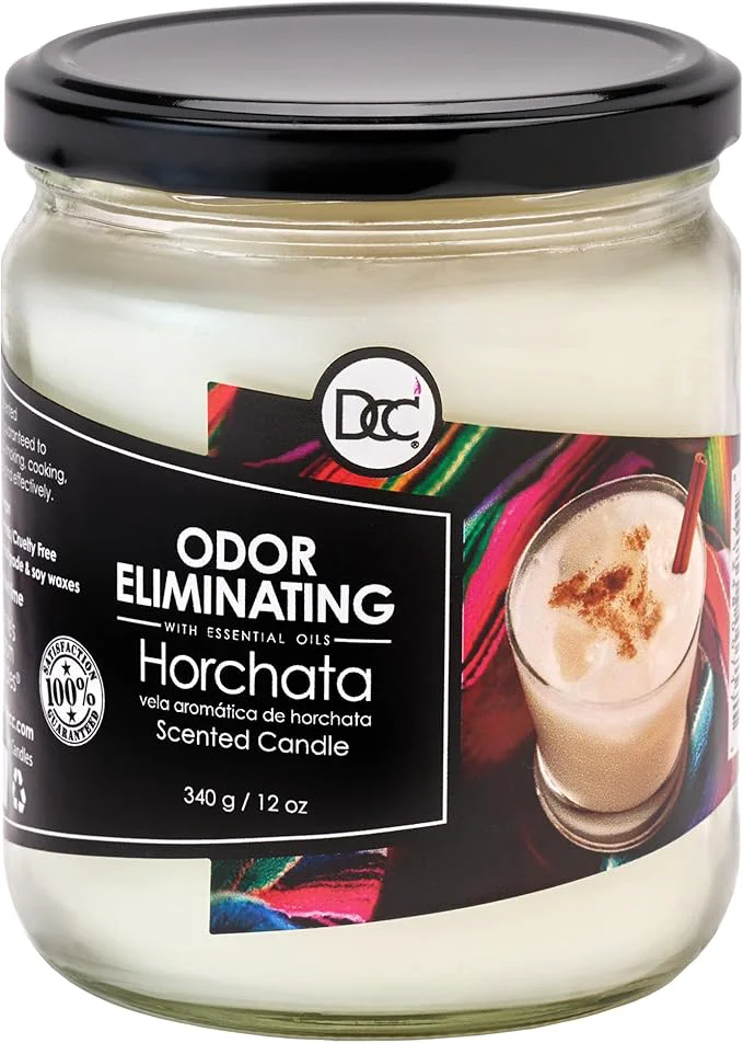 Contemporary Horchata Odor Eliminating Highly Fragranced Candle High-End