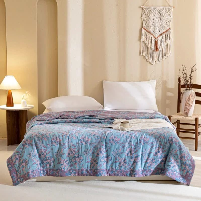 Dependable Ownkoti Yarn-dyed Cotton Double Layer Gauze Quilt Certified
