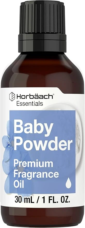 Solid Horbäach Baby Powder Fragrance Oil 1 fl oz Premium Grade Natural