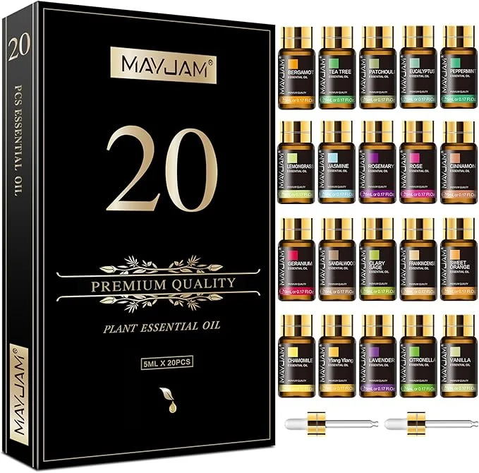 Convenient MAYJAM Tea Tree 20 Pcs Pure Essential Oil Gift Set Exceptional
