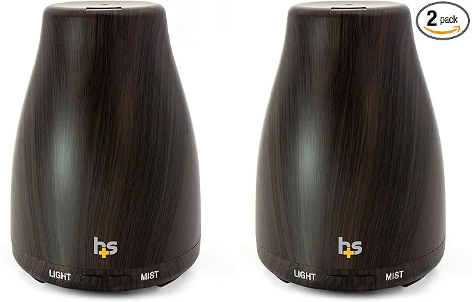 User-Friendly HealthSmart Essential Oil Diffuser Cool Mist Humidifier and Aromatherapy Refined