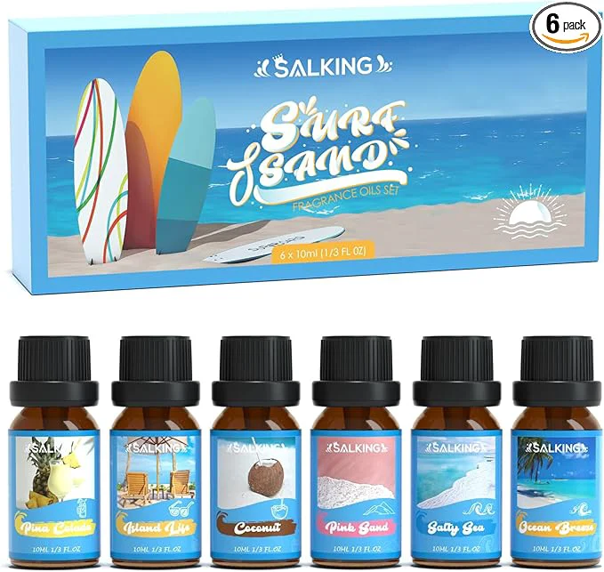 Long-Lasting SALKING Surf Sand Fragrance Oils Premium Essential Oil Flexible