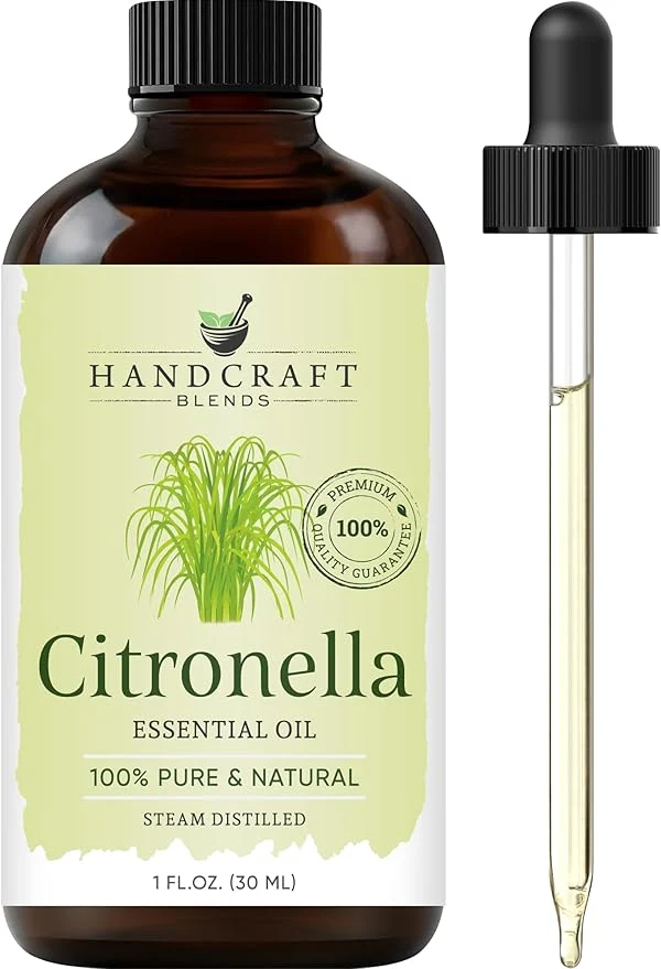 User-Friendly Handcraft Blends Citronella Essential Oil – 1 Fl Oz – Pure and Natural –